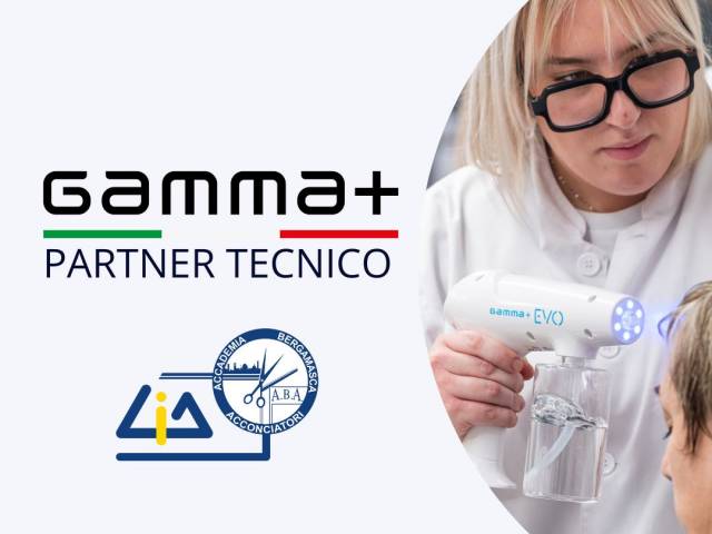 Gamma+ partner tecnico Accademia Bergamasca Acconciatori